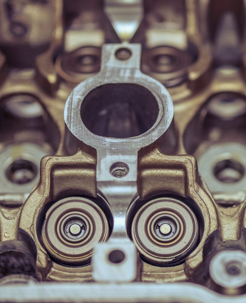 real used car motor engine part
